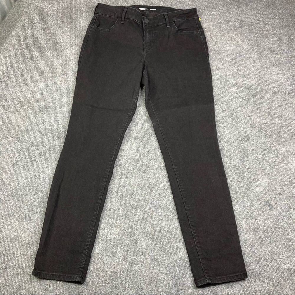 Old Navy Jeans Women's Size 6 Short Super Skinny Black Pants Indie Sleaze